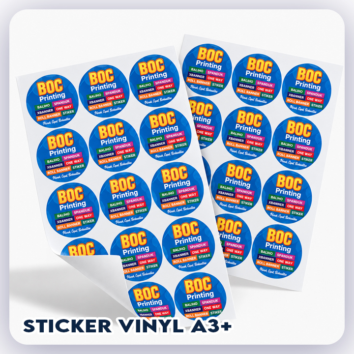 Sticker Vinyl A3+