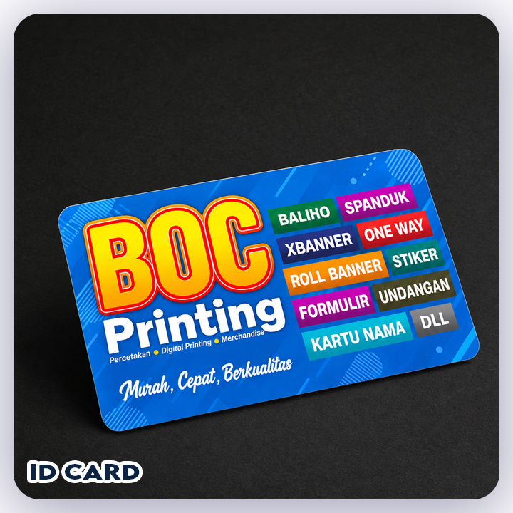 ID Card (bahan pvc)